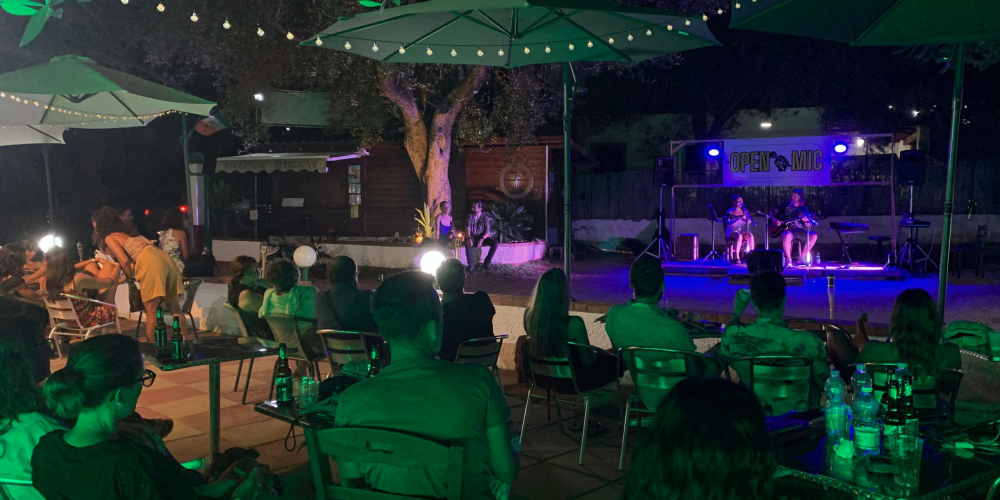 open mic associazione nziria Camping Maddalena palinuro
