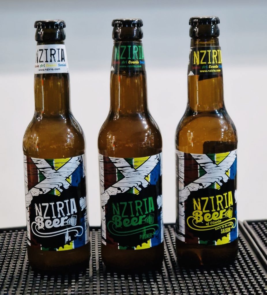 NZIRIA BEER: Brewed to be wind - nziria beer saison made by aeffe brewery for Cilento celebration event