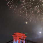 St. Stephen day fireworks Budapest